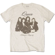 Queen, Tričko Bo Rhap Portrait, Unisex, Natural