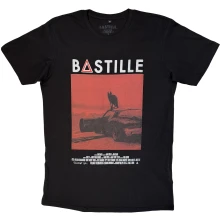 Bastille, Tričko Bad Blood Wolf, Unisex, Čierna