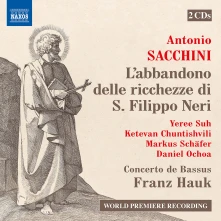 CD CONCERTO DE BASSUS / DANI - SACCHINI: L'ABBANDONO DELLE RICCHEZZE DI S. FILIPPO NERI