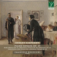 CD SERGEY LJAPUNOV: PIANO SONATA OP. 27 AND OTHER PIANO WORKS