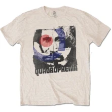 The Who, Tričko Four Square, Unisex, Natural
