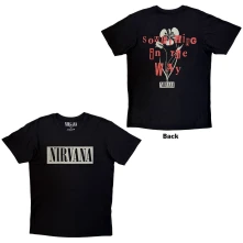 Nirvana, Tričko Something In The Way, Unisex, Čierna