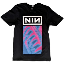 Nine Inch Nails, Tričko Pretty Hate Machine Neon, Unisex, Čierna