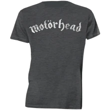 Motörhead, Tričko Distressed Logo, Unisex, Šedá