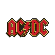 AC/DC, Nažehlovačka Logo Cut-Out