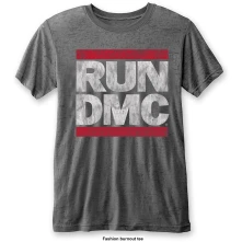 Run-DMC, Tričko DMC Logo, Unisex, Šedá