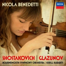 CD BENEDETTI NICOLA - Šostakovič: Koncert pro housle 1/ Glazunov: Koncert pro housle op.82
