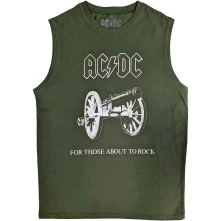 AC/DC, Tielko About To Rock, Unisex, Zelená