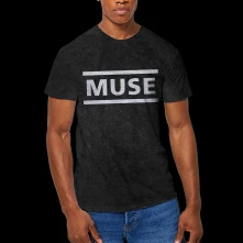 Muse, Tričko Logo, Unisex, Čierna
