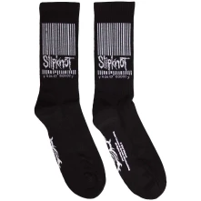 Slipknot, Ponožky Barcode & Tribal S, Unisex, Čierna