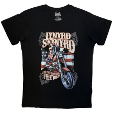 Lynyrd Skynyrd, Tričko Ride Free, Unisex, Čierna