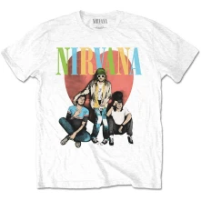 Nirvana, Tričko Trapper Hat, Unisex, Biela