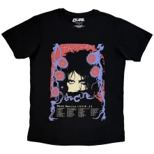 The Cure, Tričko North American Tour '23 Poster, Unisex, Čierna