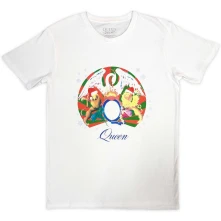 Queen, Tričko Snowflake Crest, Unisex, Biela