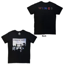 Paul McCartney, Tričko London Town, Unisex, Čierna