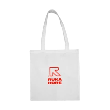 Ruka Hore, Taška Logo, Unisex, Biela
