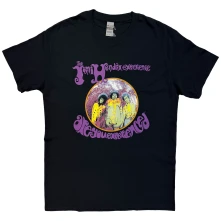 Jimi Hendrix, Tričko Are You Experienced 3, Unisex, Čierna