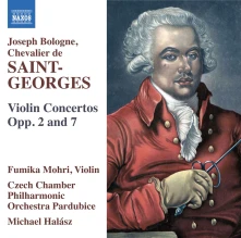 CD MOHRI, FUMIKA - JOSEPH BOLOGNE, CHEVALIER DE SAINT-GEORGES: VIOLIN CONCERTOS OPP. 2 & 7