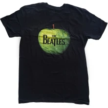 The Beatles, Tričko Apple Logo, Unisex, Čierna