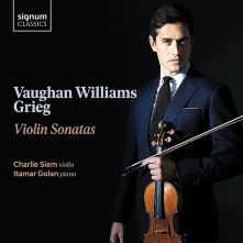 CD SIEM, CHARLIE - VAUGHAN WILLIAMS & GRIEG: VIOLIN SONATAS