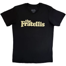 The Fratellis, Tričko Classic Logo, Unisex, Čierna