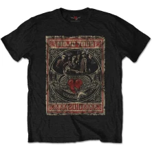 Tom Petty & The Heartbreakers, Tričko Mojo Tour, Unisex, Čierna