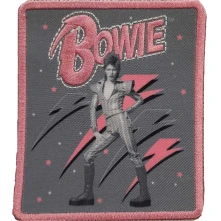Nažehlovačka Pink Flash Woven Logo