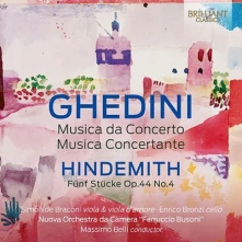 CD NUOVA ORCHESTRA DA CAMERA - GHEDINI: MUSICA DA CONCERTO/HINDEMITH: FUNF STUCKE