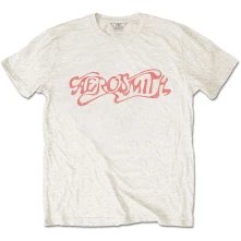 Aerosmith, Tričko Classic Logo, Unisex, Natural