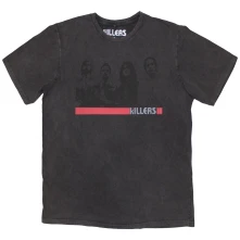 The Killers, Tričko Band Photo Mono, Unisex, Šedá