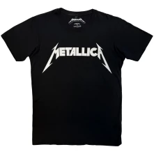 Metallica, Tričko Logo, Unisex, Čierna