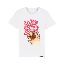 Labka Hore, Tričko Čo ťa nezabije, to ťa posliní, Muž, Biela