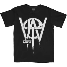 Muse, Tričko Will of the People Stencil, Unisex, Čierna