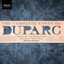 CD MARTINEAU, MALCOLM - COMPLETE SONG OF DUPARC