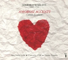 CD VIEIRA LEITE, ANA / CONCE - DOMINICO SCARLATTI: AMOROSI ACCENTI - CANTATE DA CAMERA