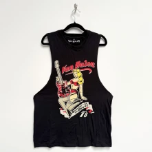 Van Halen, Tielko Running With The Devil, Unisex, Čierna