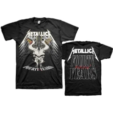 Metallica, Tričko 40th Anniversary Forty Years, Unisex, Čierna
