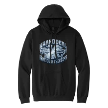 Erne100 x Freez247, Mikina Krakodeal, Unisex, Čierna
