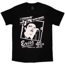 Siouxsie and the Banshees, Tričko Eric's, Unisex, Čierna