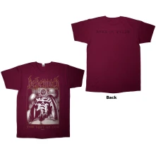 Behemoth, Tričko The Shit Ov God Cover, Unisex, Červená