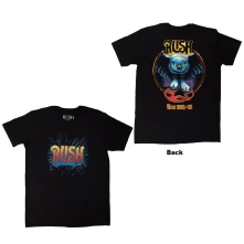 Rush, Tričko Tour '74-'75, Unisex, Čierna