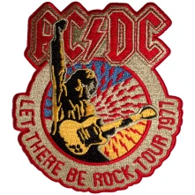 Nažehlovačka Let There Be Rock Tour 1977