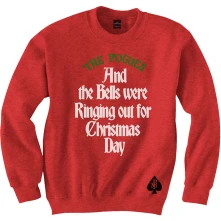 The Pogues, Crewneck Bells Were Ringing Out, Unisex, Červená