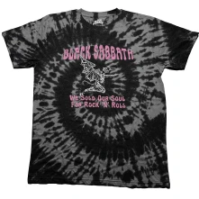 Black Sabbath, Tričko We Sold Our Soul For Rock N' Roll, Unisex, Čierna
