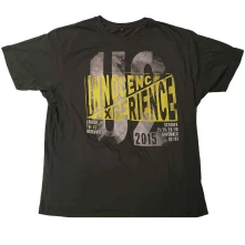U2, Tričko I+E London Event 2015, Unisex, Šedá