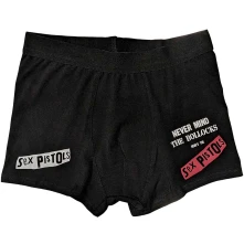 Sex Pistols, Spodné prádlo Never Mind the Bollocks Original Album, Unisex, Čierna