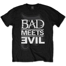 Bad Meets Evil, Tričko Logo, Unisex, Čierna