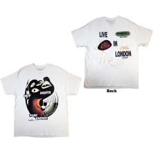 Travis Scott, Tričko Summer Run 2023 London, Unisex, Biela