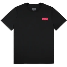 Oasis, Tričko Red Decca Embroidered Logo, Unisex, Čierna