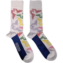 Paul McCartney, Ponožky Wings Logos, Unisex, Biela